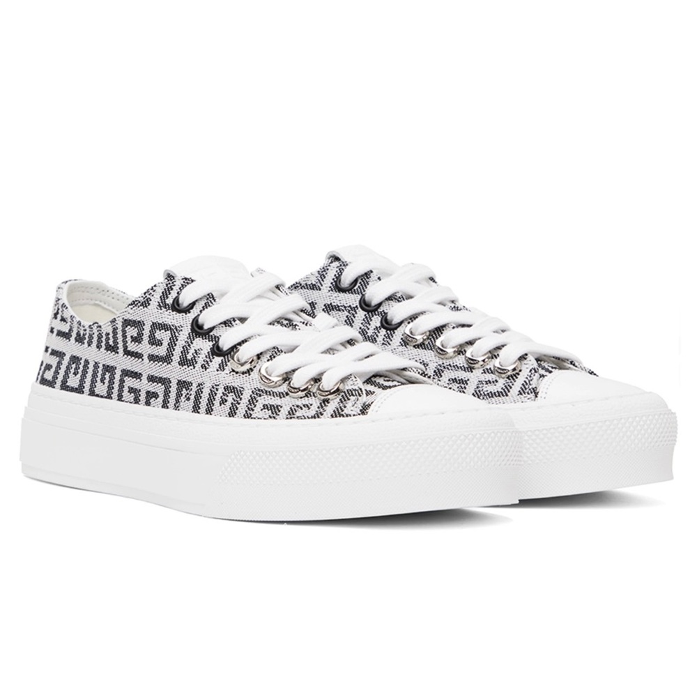 Givenchy City Sneakers in 4G Jacquard 🖤🤍